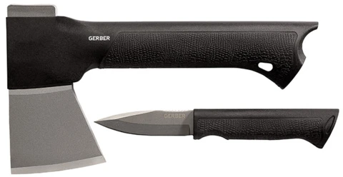 Gerber Hunting Gator Combo Ax Axe + mini Peilis