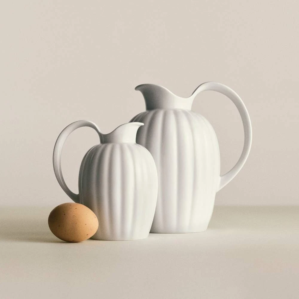 Geroge Jensen Georg Jensen – Bernadotte kreminis ąsotis – 0,5 litro – baltas