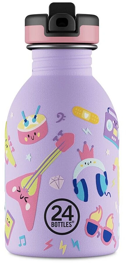 Gertuvė 24Bottles - Urban Bottle Music Friends - Lila - 250 ml