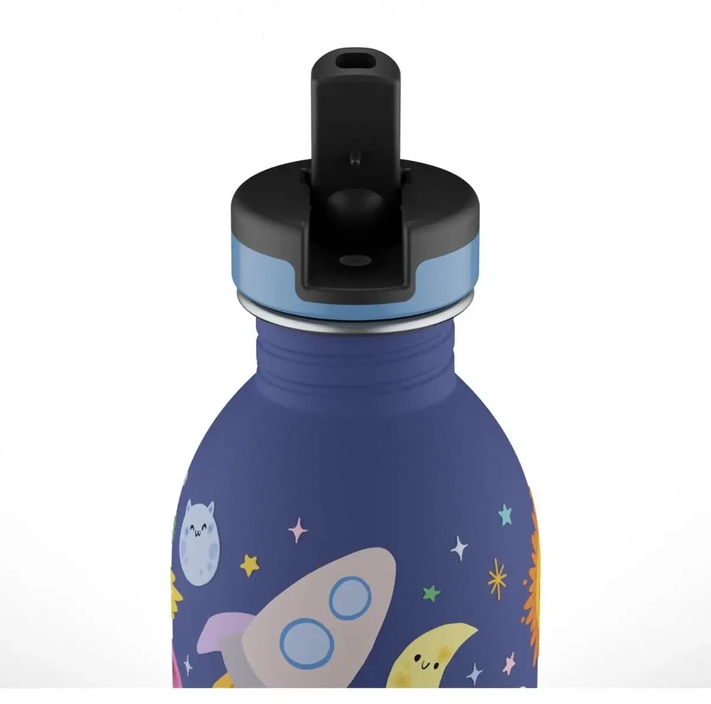 Gertuvė 24Bottles - Urban butelis - Space Friends - Mėlynas - 250 ml
