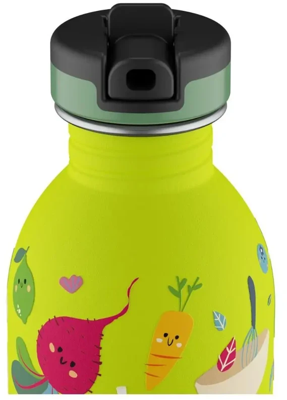 Gertuvė 24Bottles - Urban buteliukas - Veggie Friends - Laimo skonio - 250 ml