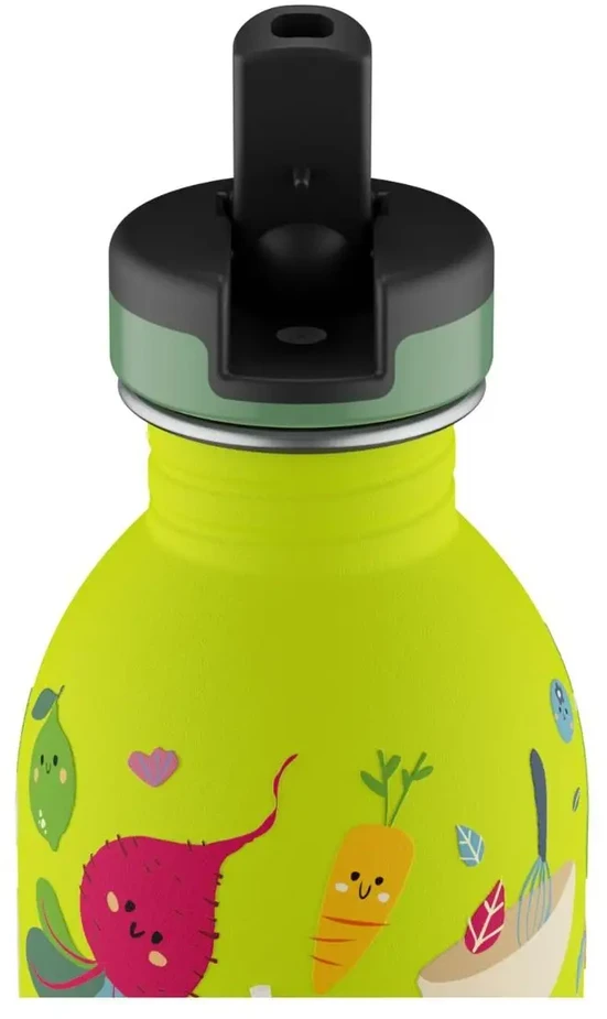 Gertuvė 24Bottles - Urban buteliukas - Veggie Friends - Laimo skonio - 250 ml