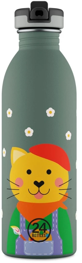 Gertuvė 24Bottles - Urban - Smart Cat - 500 ml