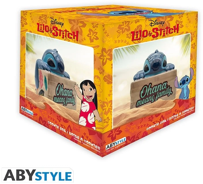 Gertuvė Abysse DISNEY – Sausainių stiklainis – Lilo Stitch – Ohana
