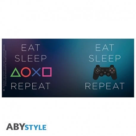 ABYstyle Abysse PLAYSTATION - Puodelis - 320 ml - Valgyk, miegok, kartok
