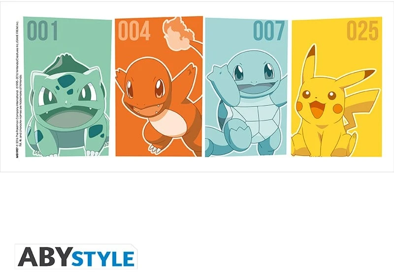 ABYstyle Gb Eye Pokemon Starters puodelis (320ml)