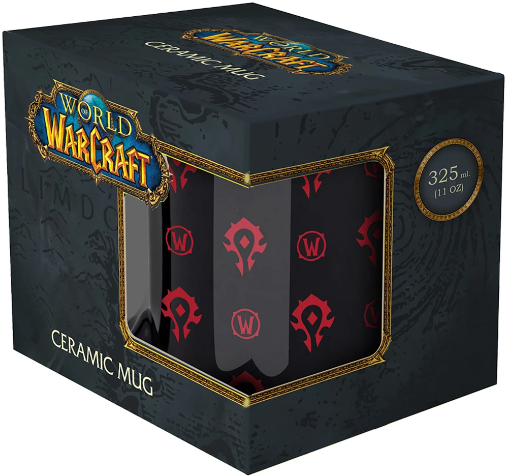 Jinx World of Warcraft: Horde (pattern) Puodelis | 325ml
