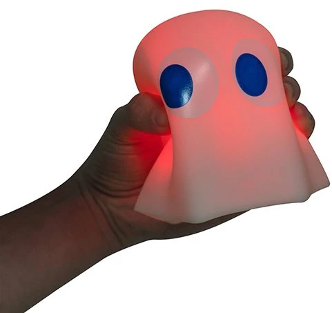 Fizz Creations Pac-Man spalvą keičianti silikoninė lempa - Ghost | 9,9 cm