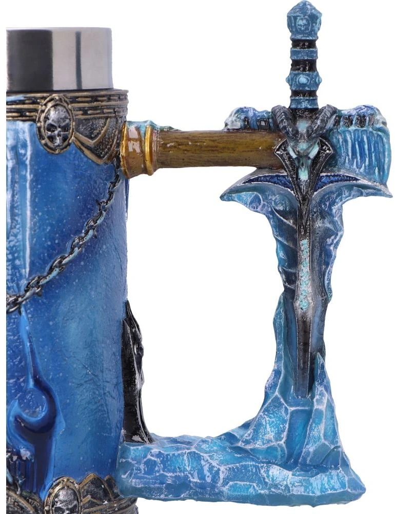 Gertuvė Nemesis Now „World of Warcraft“ Lich King alaus bokalas 15,5 cm