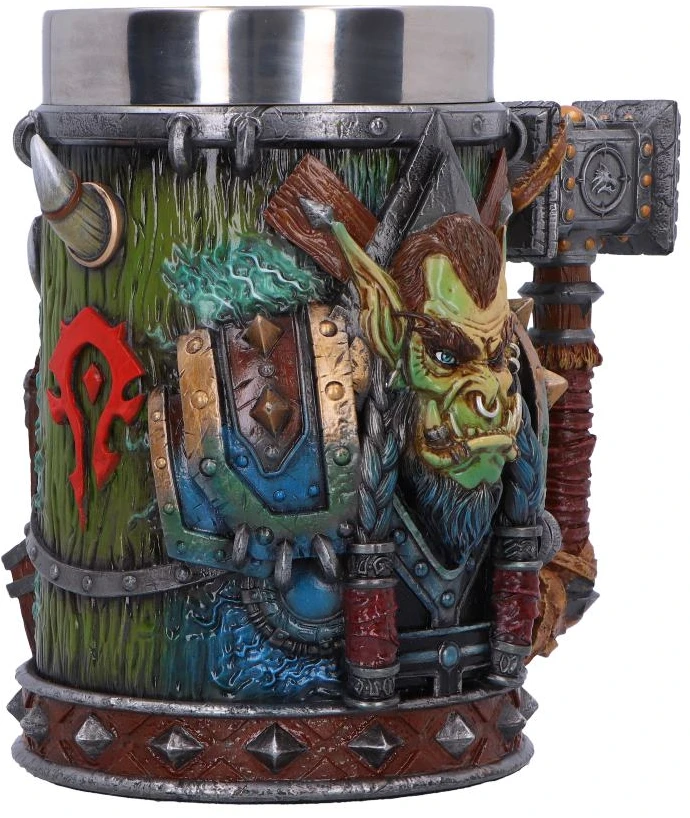 Gertuvė Nemesis Now „World of Warcraft“ Thrall alaus bokalas