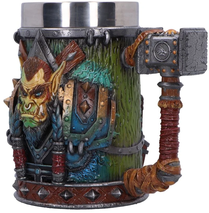 Gertuvė Nemesis Now „World of Warcraft“ Thrall alaus bokalas