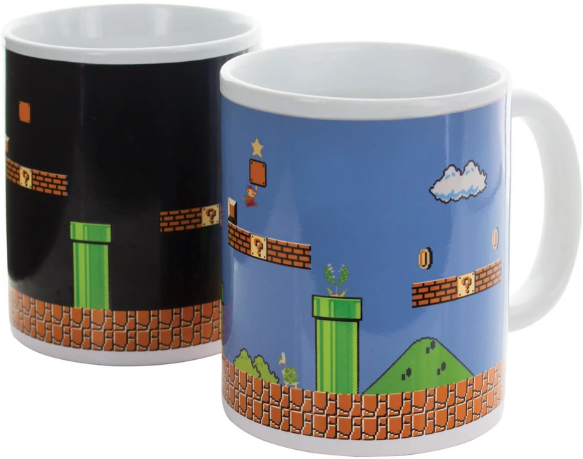 Paladone Super Mario Brothers puodelis | Reaguojantis į karštį 300ml