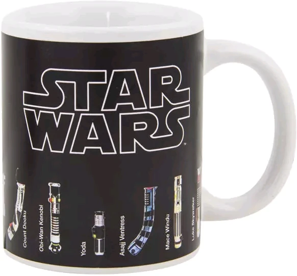 Paladonestar Wars Žvaigždžių karai - Šviesos kardo šilumą keičiantis puodelis (PP3699SW)
