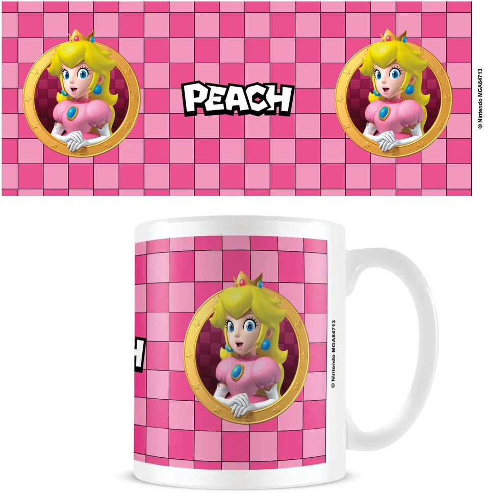 „Pyramid International“ – puodelis „Super Mario Peach 3D Port“ – baltas