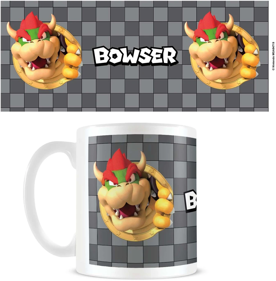 „Pyramid International“ – puodelis „Super Mario“ (Bowser 3D Port) – baltas