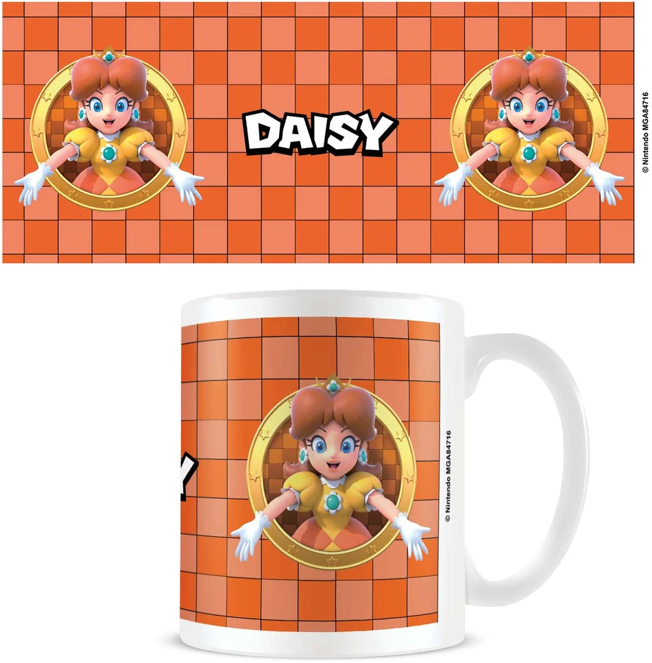 „Pyramid International“ – puodelis „Super Mario Daisy 3D Port“ – baltas