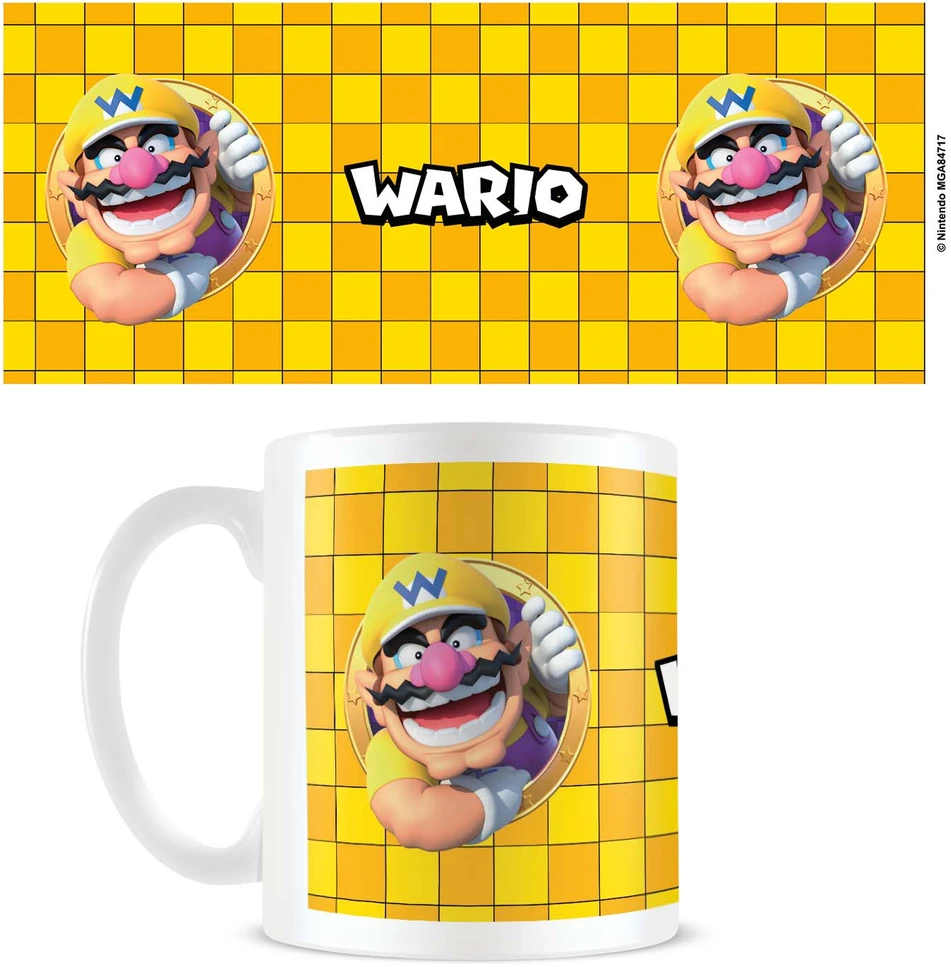 „Pyramid International“ – puodelis „Super Mario Wario 3D Port“ – baltas