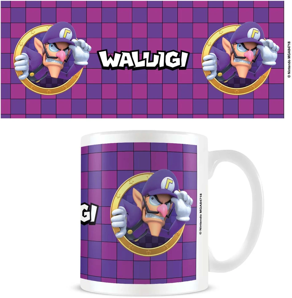 „Pyramid International“ – „Super Mario“ puodelis (Waluigi 3D prievadas) – baltas