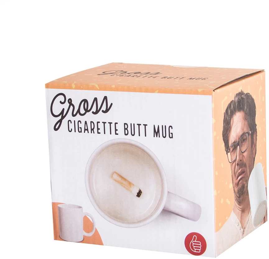Gertuvė Thumbs Up Cigarečių išdaigų puodelis