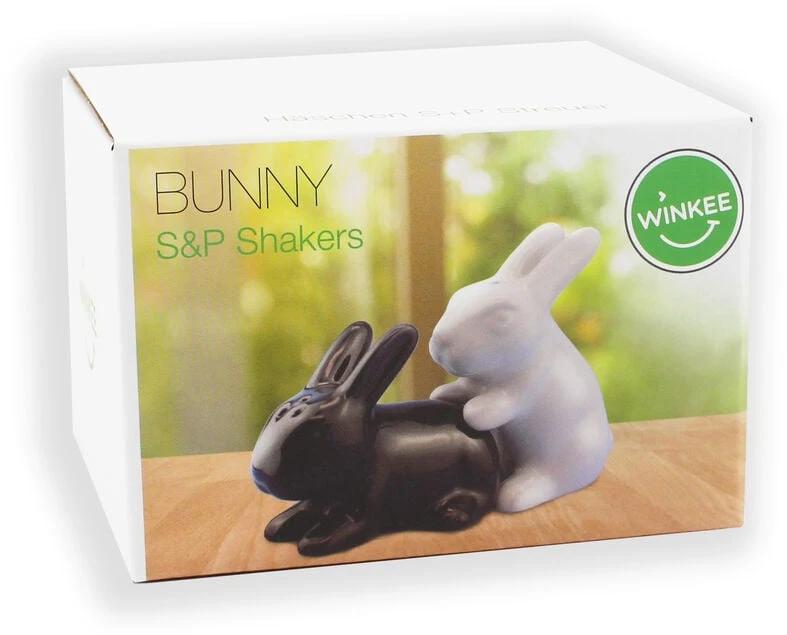 Gertuvė „Winkee“ – „Bunny S+P Shakers“ – druskos ir pipirų dozatorius