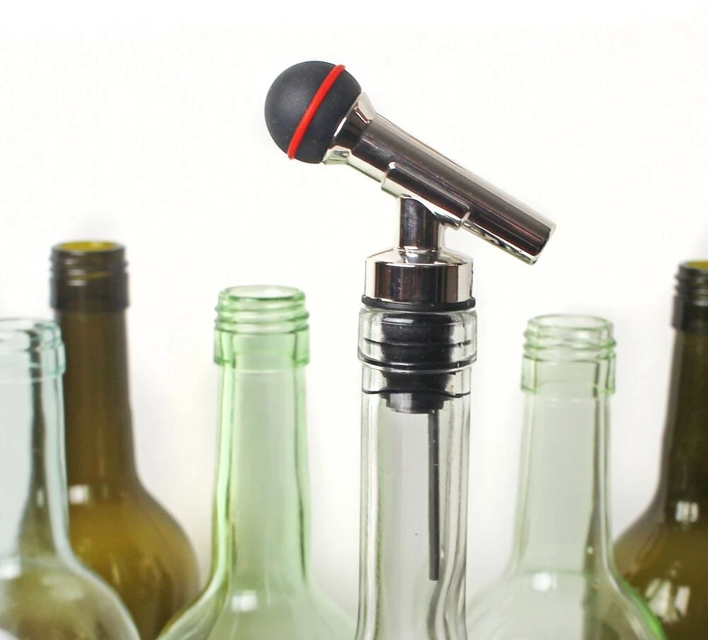 Gertuvė „Winkee“ – gėrimų žymekliai – mikrofoninis butelių kamštis ir pilstymo įrenginys
