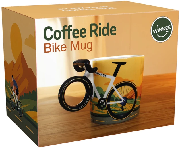 Gertuvė „Winkee“ – kavos puodelis dviračiui „Coffee Ride Bike“ – 350 ml