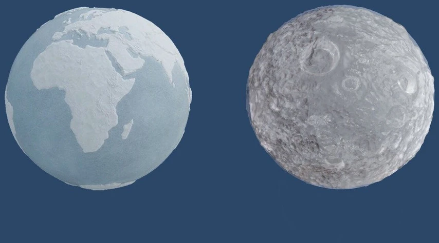 Gertuvė „Winkee“ – ledo kubelių formelė – „Globe and Moon“