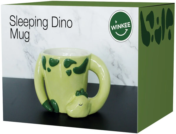 Gertuvė Winkee - Miegantis Dinozauras Puodelis - Šviesiai Žalias