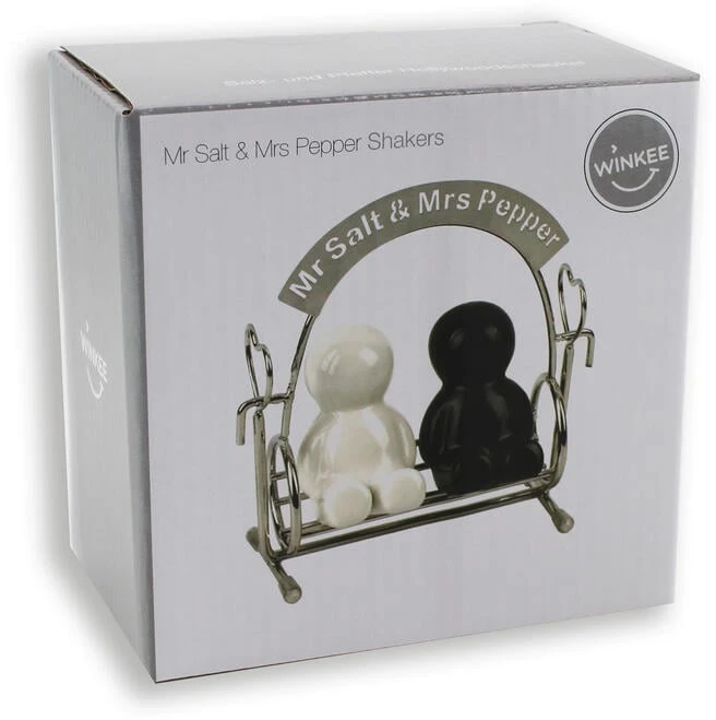 Gertuvė „Winkee“ – „Mr Salt Mrs Pepper Shakers“ – druskos ir pipirų dozatorius