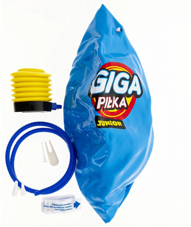 Giga vaikiškas kamuolys mėlynas