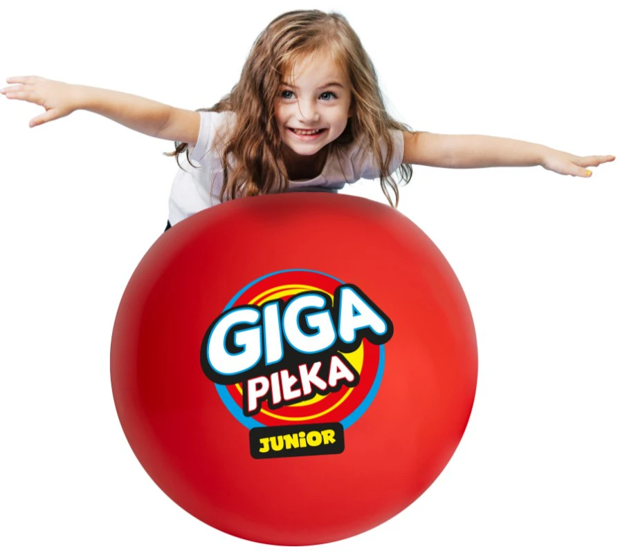 Giga vaikiškas kamuolys raudonas