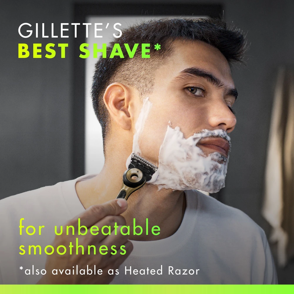 „Gillette Labs“ skustuvas su šveičiamąja juostele, „Champion Gold Edition“, žalias/juodas