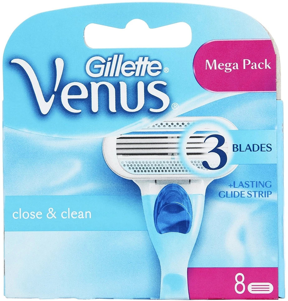 Skustuvo galvutės Gillette Venus, 8 vnt