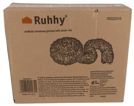 Christmas medžio garland - frosted 6m Ruhhy 22310