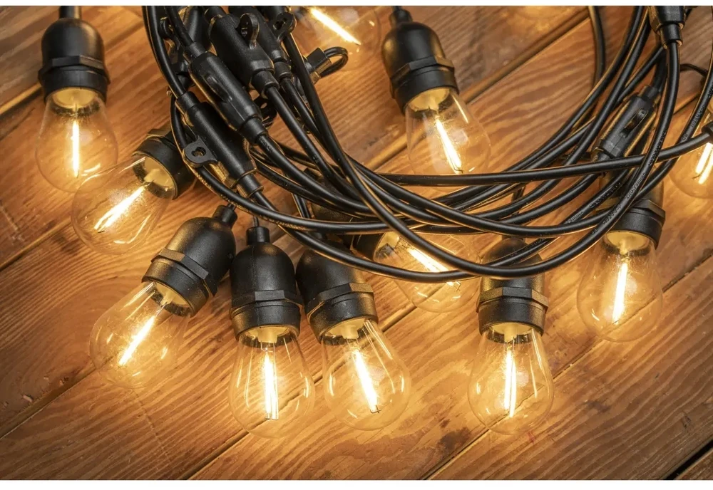 Girlanda Sodo girlianda 5 m, 10 LED lempučių, 220 V