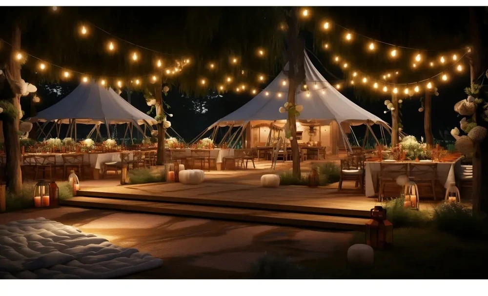 Girlanda Sodo girlianda 5 m, 10 LED lempučių, 220 V