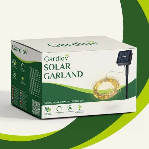 Saulės girlianda 15m IP44 Gardlov