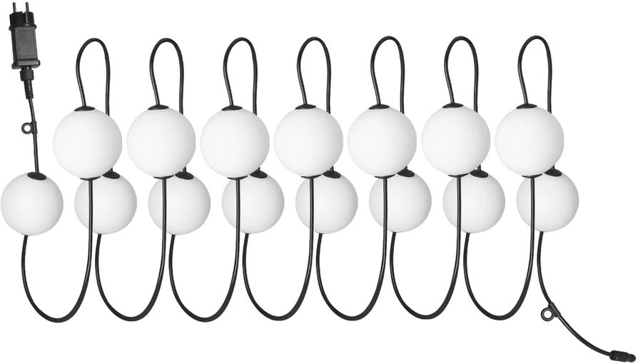 Orno Girlanda Šviesų girlianda, 15 x 1 W, 15 x 60 lm, 2500 K, 10,5 m