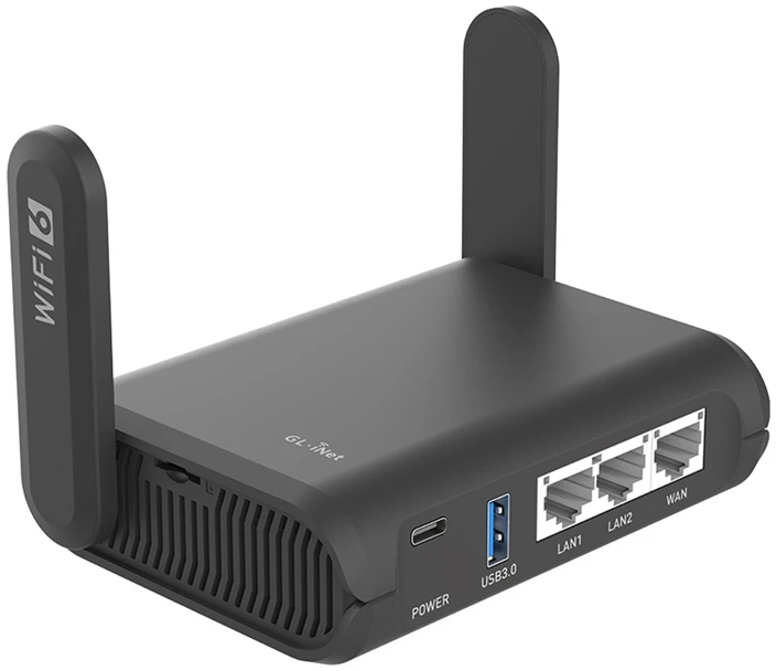 GL.iNet Slate AX Wi-Fi 6 Maršrutizatorius