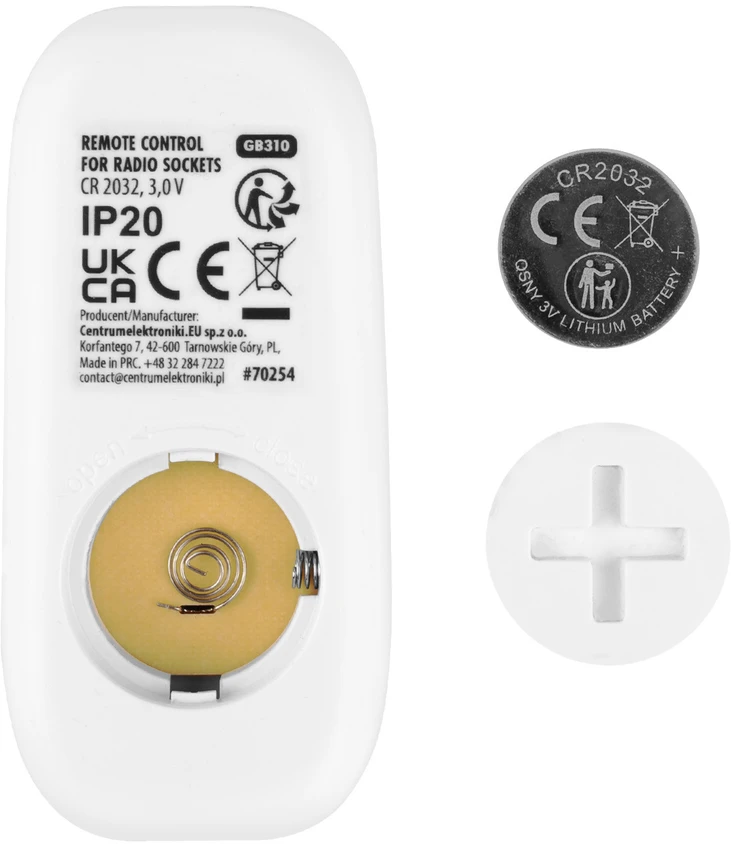 Gniazdka „GreenBlue“ nuotolinio valdymo lizdai, 3 vnt., programuojami, veikimo nuotolis iki 30 m, 220–240 V AC, 50/60 Hz, 16 A, 433 MHz, GB313 F