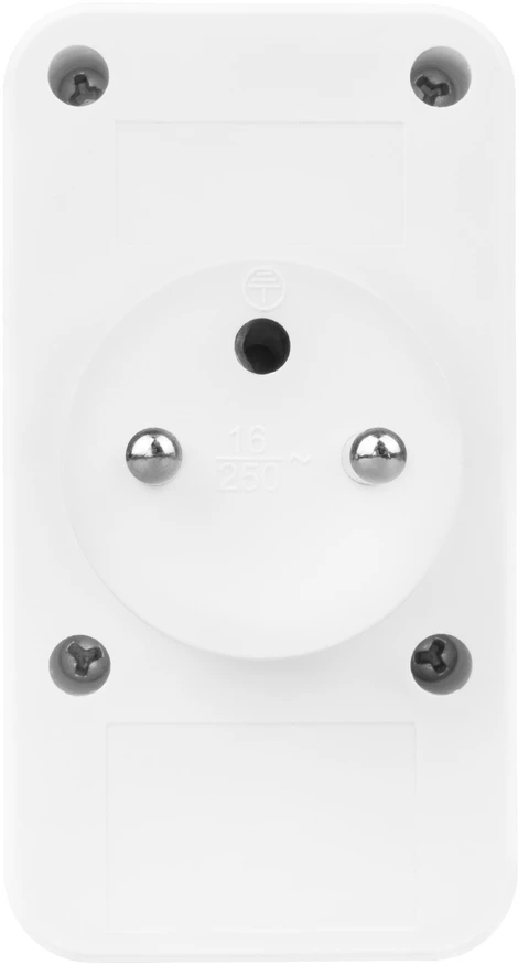 Srovės lizdai x2 + 4xUSB Maclean, skirstytuvas su 2 lizdais, 2xUSB A, 2xUSB C PD 20W, 1x16A + 1x6A, MCE249 F/W