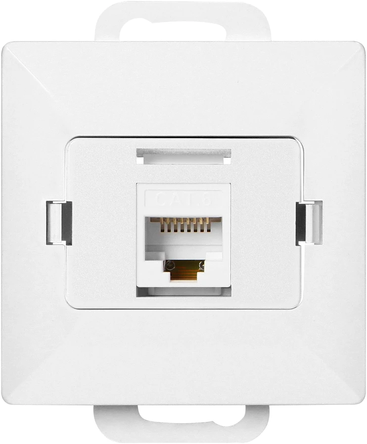 Gniazdo Baltas RJ45 Cat5 lizdas Pearl, RJ45-5CAT/P1