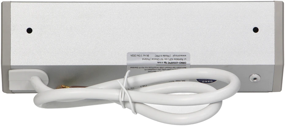 Orno Lizdas Baldinis lizdas 2x2P+Z, 2xUSB (A+C tipo; 2.4A), pilkai sidabrinis