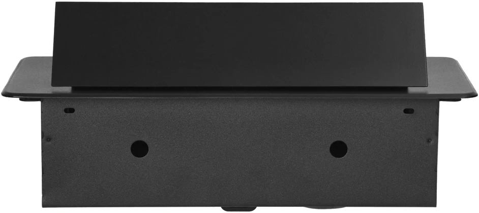 Orno Lizdas Baldinis lizdas, įleidžiamas į stalviršį, su plokščiu frezuotu kraštu ir USB įkrovikliu, 2x2P+Z, 2xUSB (A+C tipo; 3,6A), juodas