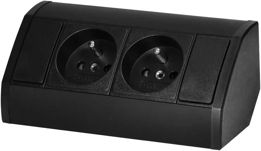 Orno Lizdas Baldų lizdas 2x2P+Z, juodas