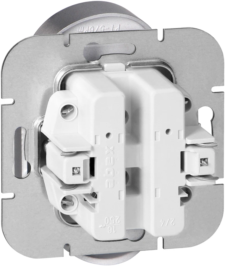 Gniazdo Lizdas Dvigubas kištukinis lizdas 2x2P+Z Pearl, 16A, 250V, PT-6 PR, antracito spalvos