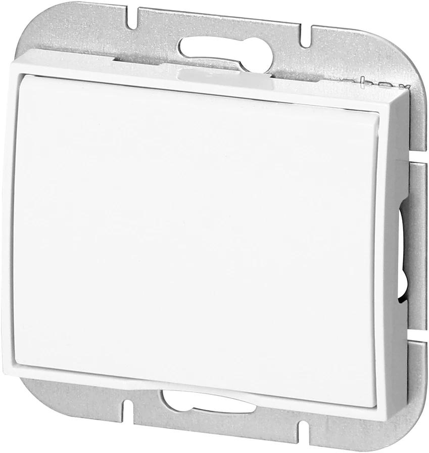 Gniazdo Baltas Onyx vienvietis Schuko lizdas su dangteliu, 16A, 250V, atsparus drėgmei