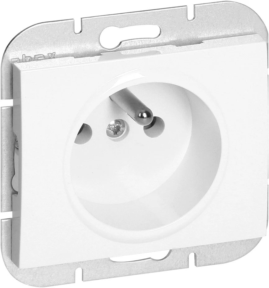 Gniazdo Lizdas Lizdas su 2P+Z Onyx, 16A, 250V, PT-16O, baltas