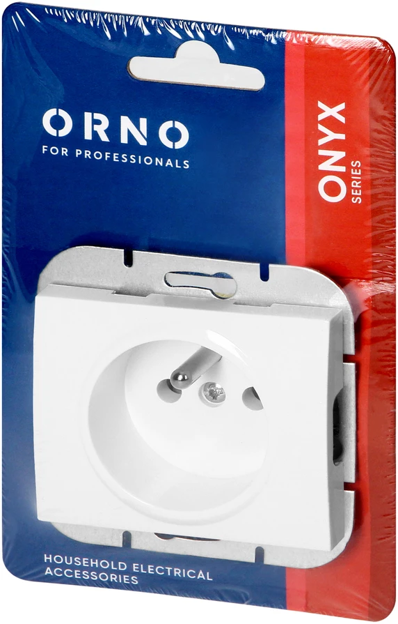 Gniazdo Lizdas Lizdas su 2P+Z Onyx, 16A, 250V, PT-16O, baltas