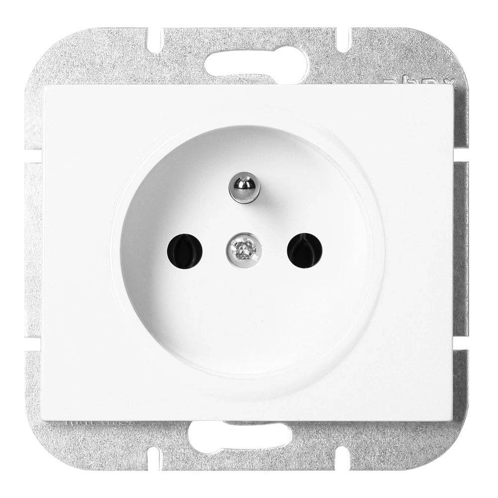 Gniazdo Lizdas Lizdas su 2P+Z Onyx, 16A, 250V, PT-16O, baltas